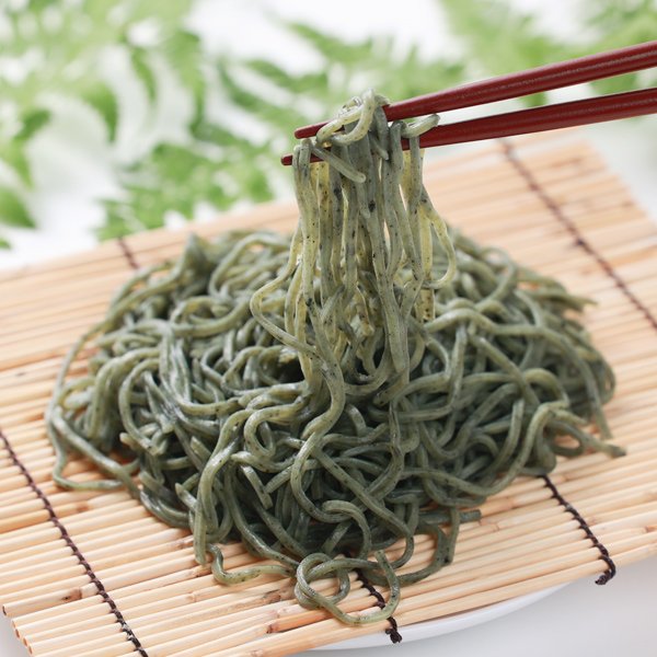 画像2: 生そば（６食）と生よもぎそば（６食）セット (2)